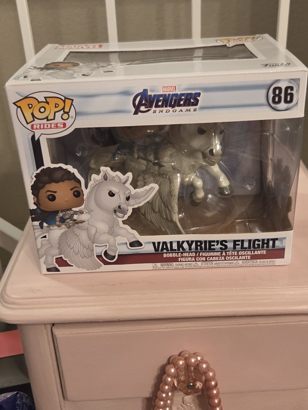 ♡ funko pop! rides #86 valkyrie's flight avengers endgame marvel new ♡